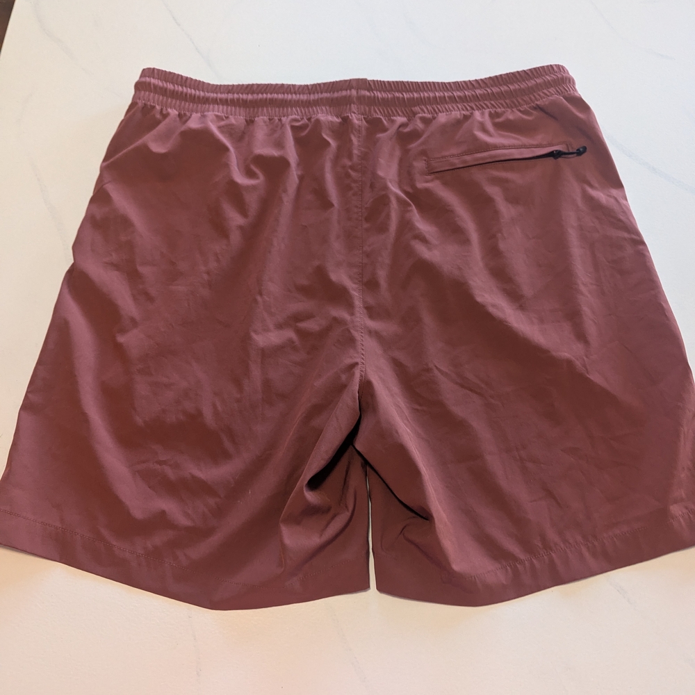 Old Navy Active Stretchtech Rust Colored Shorts Men’s Elastic Pull-On, Size XL - Picture 8 of 8